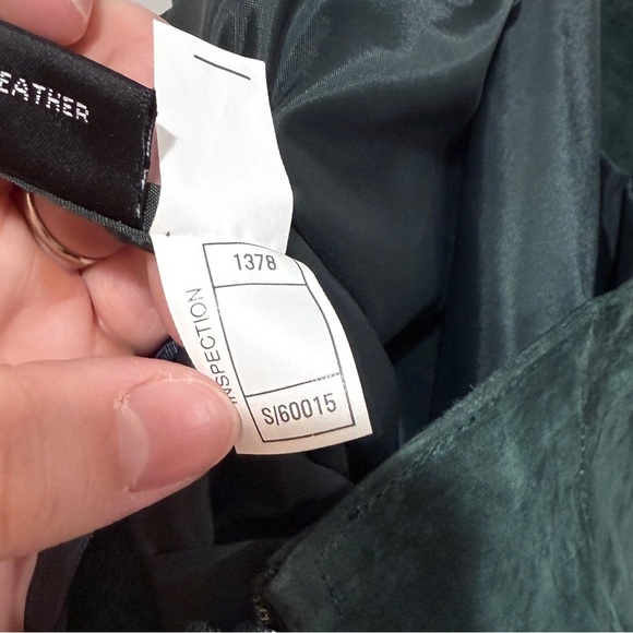 Wilsons Leather Suede Mini Skirt Sz 6 Emerald Green Fall Staple Classic Y2K 90s - Picture 12 of 12